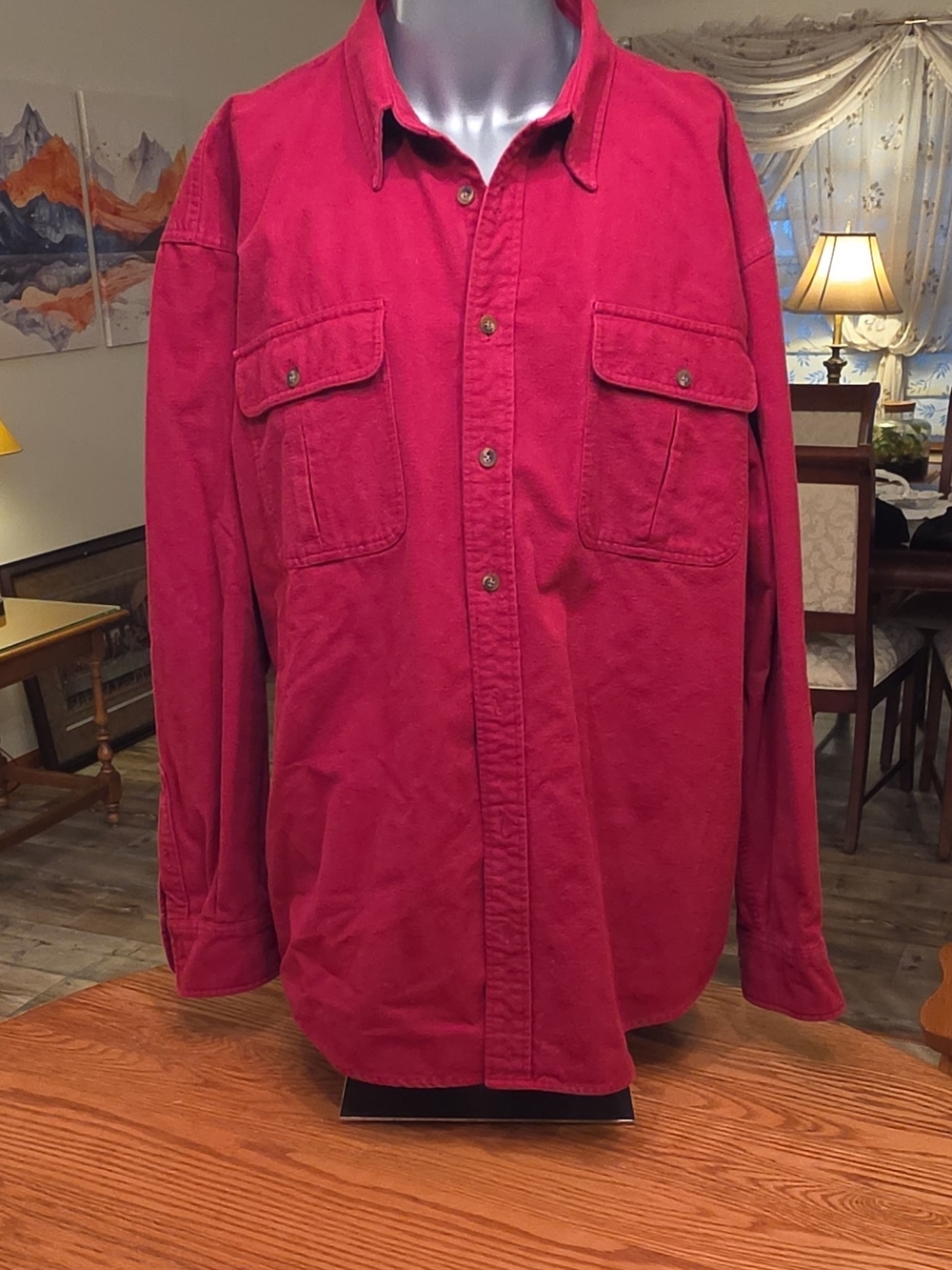 Cabela's Red Lightweight Men's Shirt Jacket